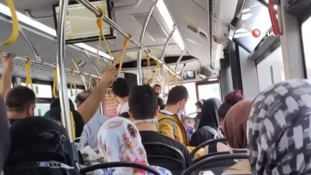 Başakşehir'de İETT otobüsünde ücret ödememe polemiği