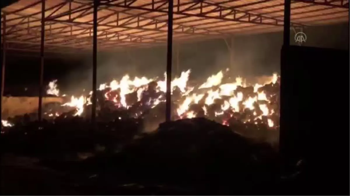Besi çiftliğinde çıkan yangın kontrol altına alındı