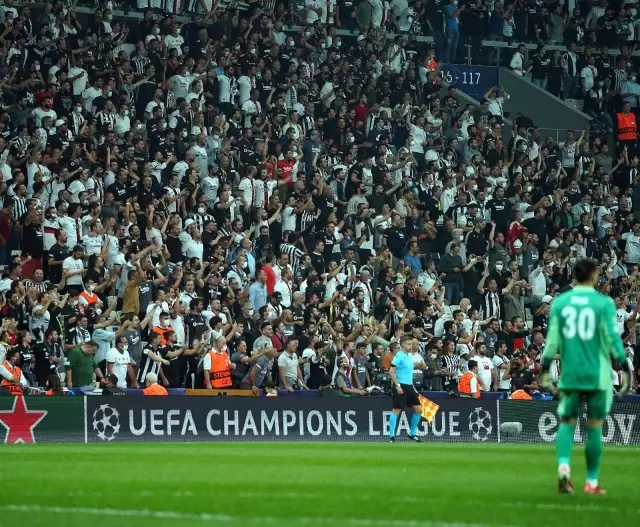 Beşiktaş bu sezonki ilk golünü Devler Ligi'nde yedi