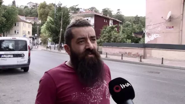 Beykoz'da sokak köpeğini besleyen hayvansevere tehdit kamerada