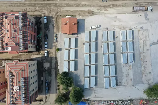 KASTAMONU - Bozkurt'ta kurulan konteyner kentte devlet engellileri de unutmadı