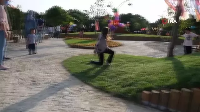 Son dakika haberi | Çocukların tasarladığı parkı çocuklar açtı