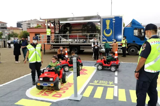 Çankırı'da trafik güvenliği eğitimi verildi