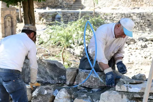 Çatak'taki Kanispi Şelalesi'nde çevre düzenleme çalışması başlatıldı