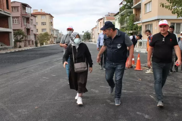 Çay'da asfalt çalışmaları sürüyor