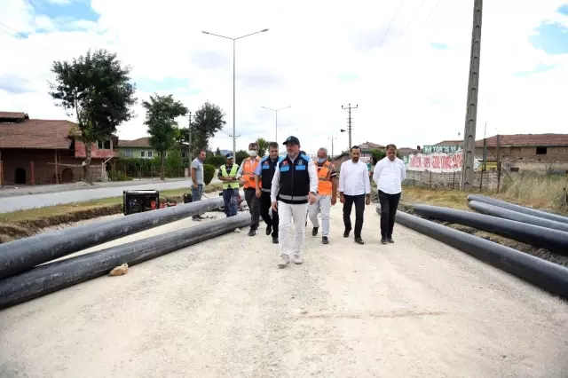 Çorum'da asbestli içme suyu şebekesi polietilen ile yenileniyor
