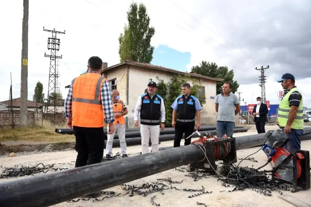 Çorum'da asbestli içme suyu şebekesi polietilen ile yenileniyor