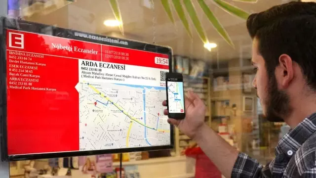 Diyarbakır'da Akıllı Nöbetçi Eczane Ekranları projesi hayata geçiriliyor