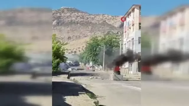(DİYARBAKIR)Diyarbakır'da elektrik protestosunda olaylar çıktı