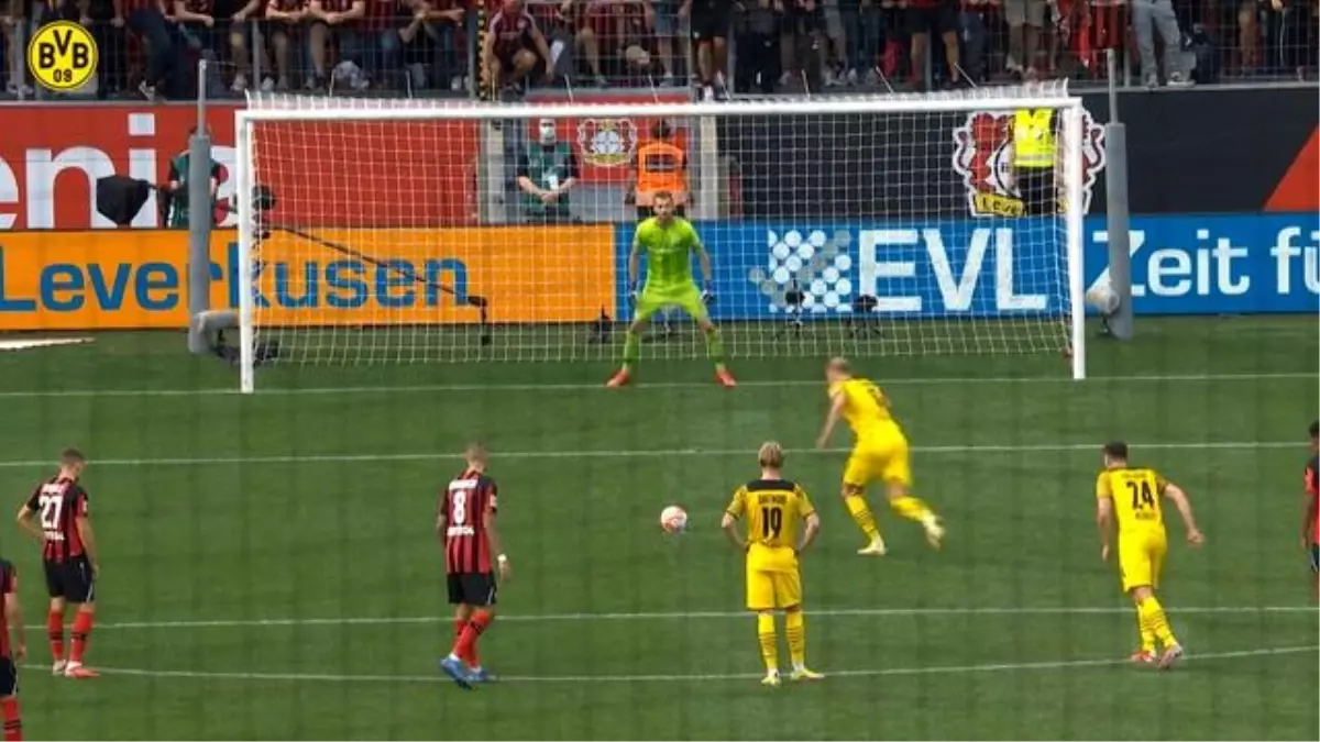 Erling Haaland'ın Leverkusen'e Attığı Gol