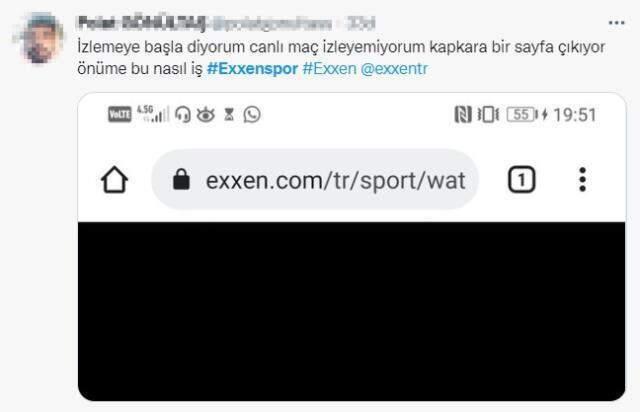 EXXEN'e reaksiyon çok büyük! Beşiktaş-Dortmund maçını izleyemeyen futbolseverler çıldırdı