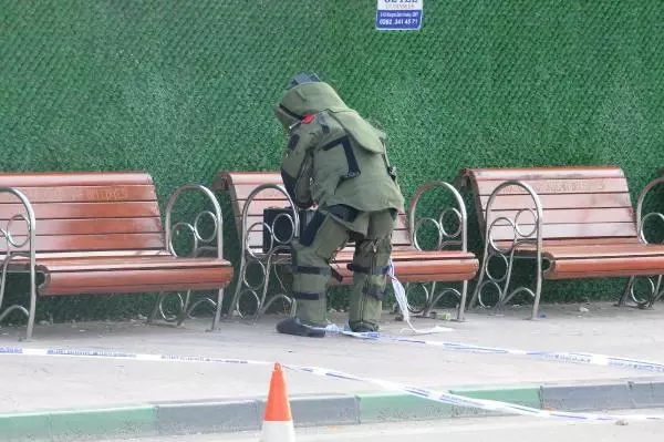 Fünyeyle patlatılan çantadan pikap çıktı