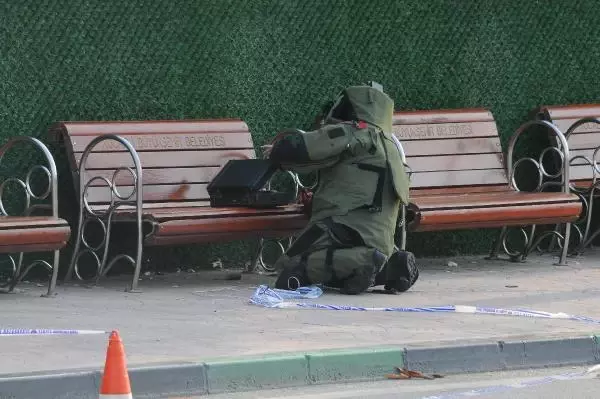 Fünyeyle patlatılan çantadan pikap çıktı