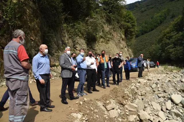 Giresun Valisi Enver Ünlü, Espiye'de incelemelerde bulundu