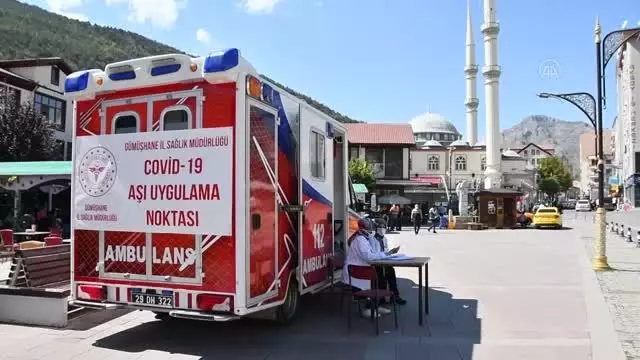 GÜMÜŞHANE - Kovid-19 risk haritasında turuncu kategorideki Gümüşhane'de aşı çağrısı