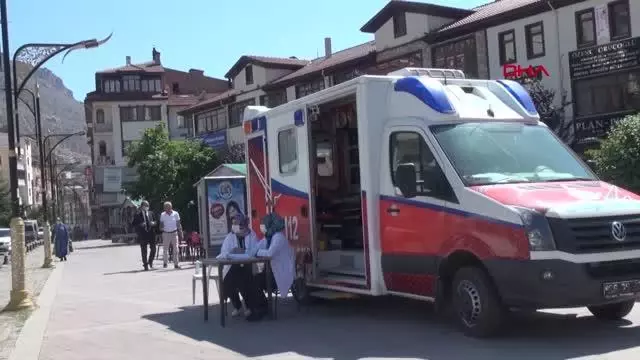 HARİTADAKİ TEK 'TURUNCU' KENT GÜMÜŞHANE'DE AŞI ÇAĞRISI