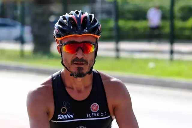 30 yıllık kuaför Triatlon tutkusuyla görenleri hayran bırakıyor