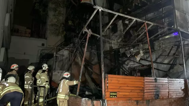 Son dakika: Bir iş yerinde çıkan yangın hasara neden oldu