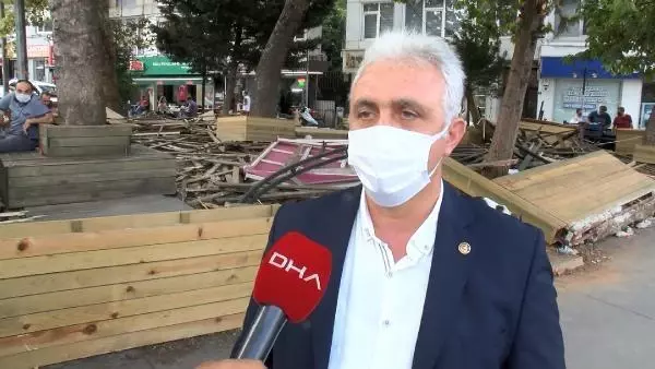 İSTİNYE SPOR KULÜBÜ SOSYAL TESİSLERİ SABAHA KARŞI İBB EKİPLERİ TARAFINDAN YIKILDI