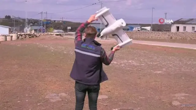 Kars'ta elektrik kaçakları İHA'larla tespit ediliyor
