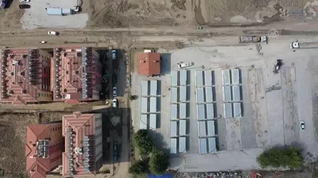 KASTAMONU - Bozkurt'ta kurulan konteyner kentte devlet engellileri de unutmadı