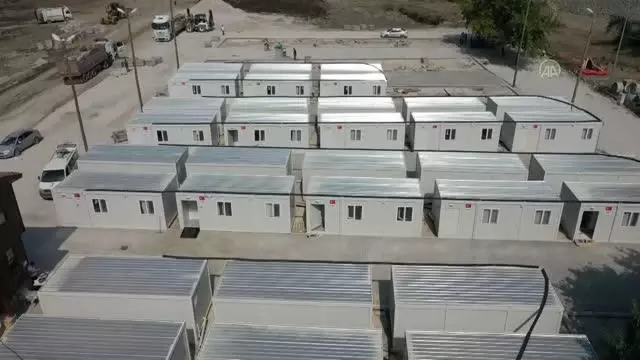 KASTAMONU - Bozkurt'ta kurulan konteyner kentte devlet engellileri de unutmadı