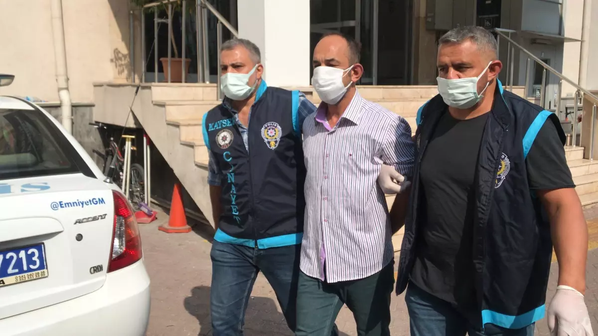 Kayseri'de pencereden düşen kadını ittiği belirlenen zanlı tutuklandı