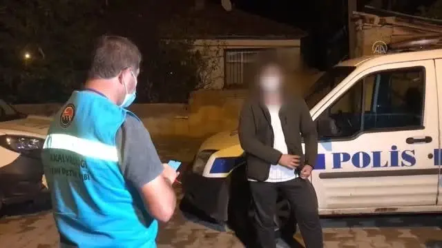 KIRIKKALE - PCR testi pozitif çıkan kişi, sokağa çıkınca polise yakalandı