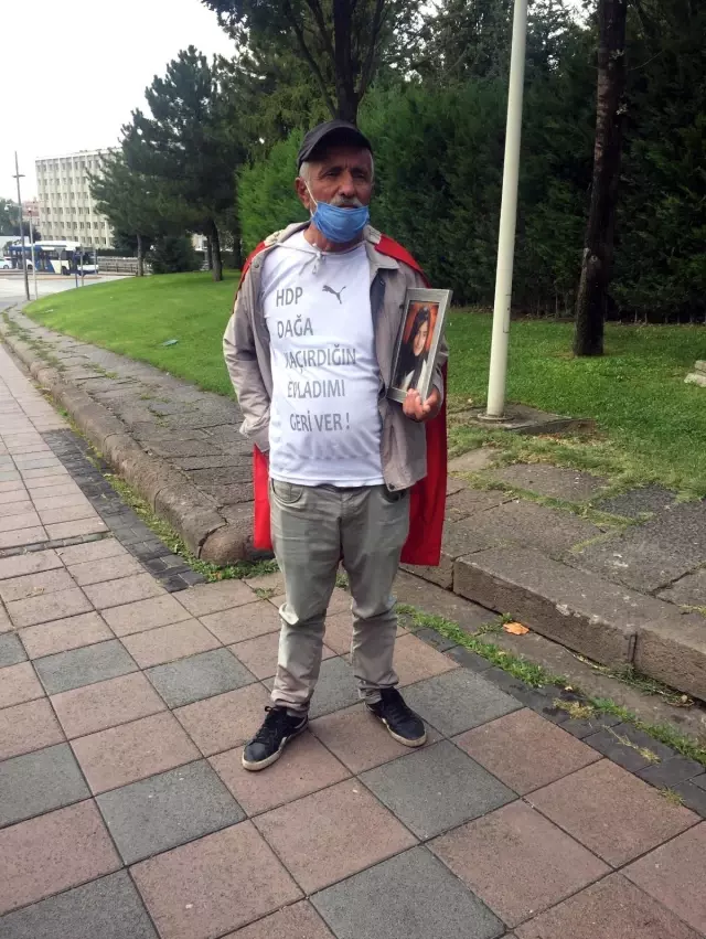 Kızı PKK tarafından kaçırılan acılı baba İzmir'den Ankara'ya olan yürüyüşünü tamamladı