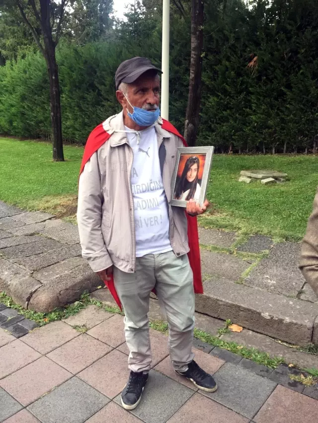 Kızı PKK tarafından kaçırılan acılı baba İzmir'den Ankara'ya olan yürüyüşünü tamamladı