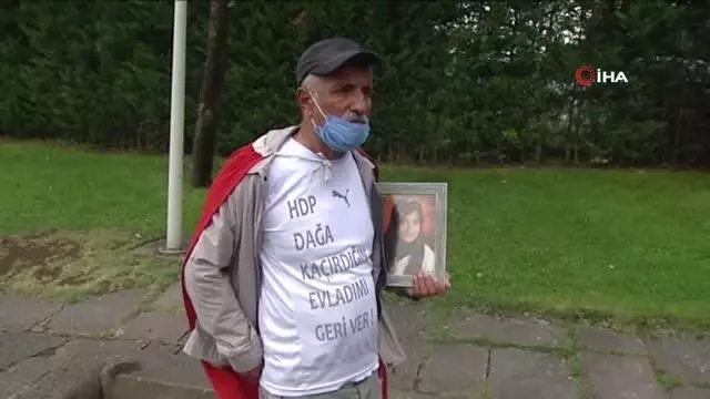 Kızı PKK tarafından kaçırılan acılı baba İzmir'den Ankara'ya olan yürüyüşünü tamamladı