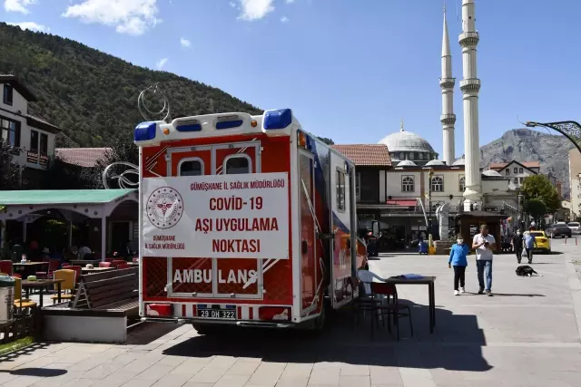GÜMÜŞHANE - Kovid-19 risk haritasında turuncu kategorideki Gümüşhane'de aşı çağrısı