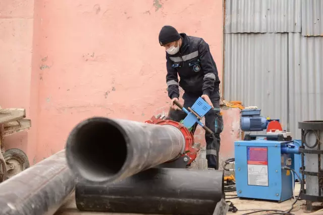 Çorum'da asbestli içme suyu şebekesi polietilen ile yenileniyor