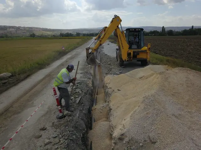 Çorum'da asbestli içme suyu şebekesi polietilen ile yenileniyor