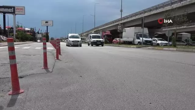 Mahallelinin tek yöne düşürülen yol eylemi