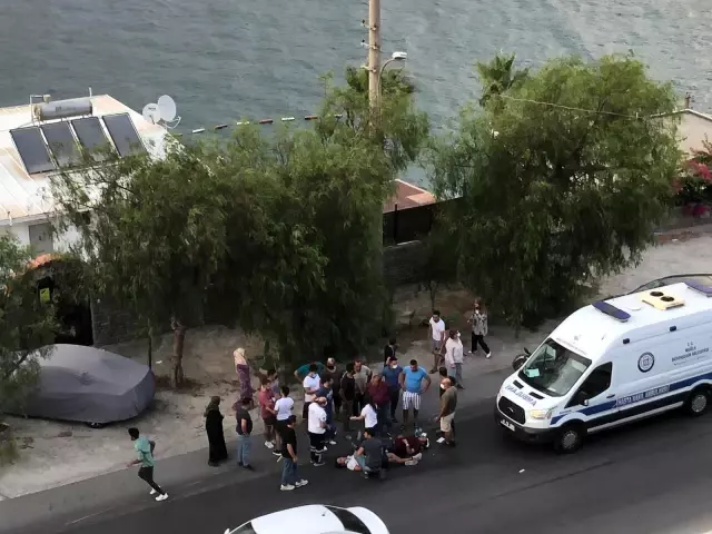 Motosiklet yayaya çarptı: 2 yaralı