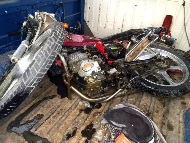 Son dakika haber: Otomobille çarpışan motosikletin sürücüsü hayatını kaybetti