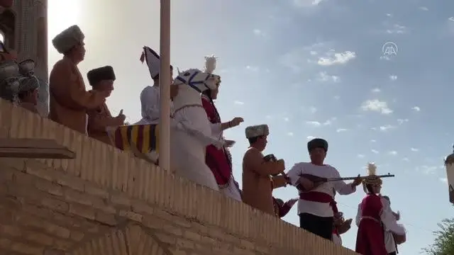 Özbekistan'ın tarihi Hive şehrinde Türk Dünyası Kültür Başkenti etkinliği