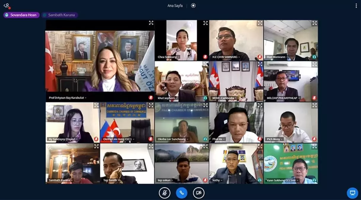 Rektör Karabulut Türkiye Kamboçya İş Forumu'na katıldı