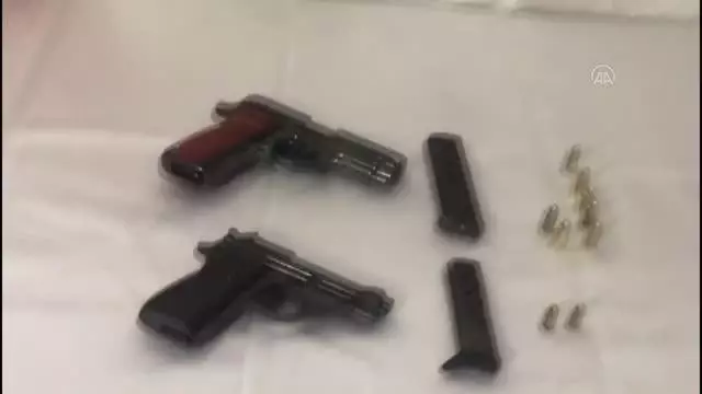 Ruhsatsız tabanca ele geçirildi