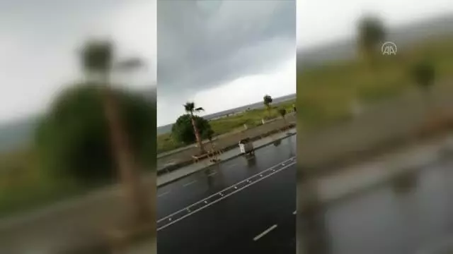 Sakarya'da meydana gelen hortum kameralara yansıdı