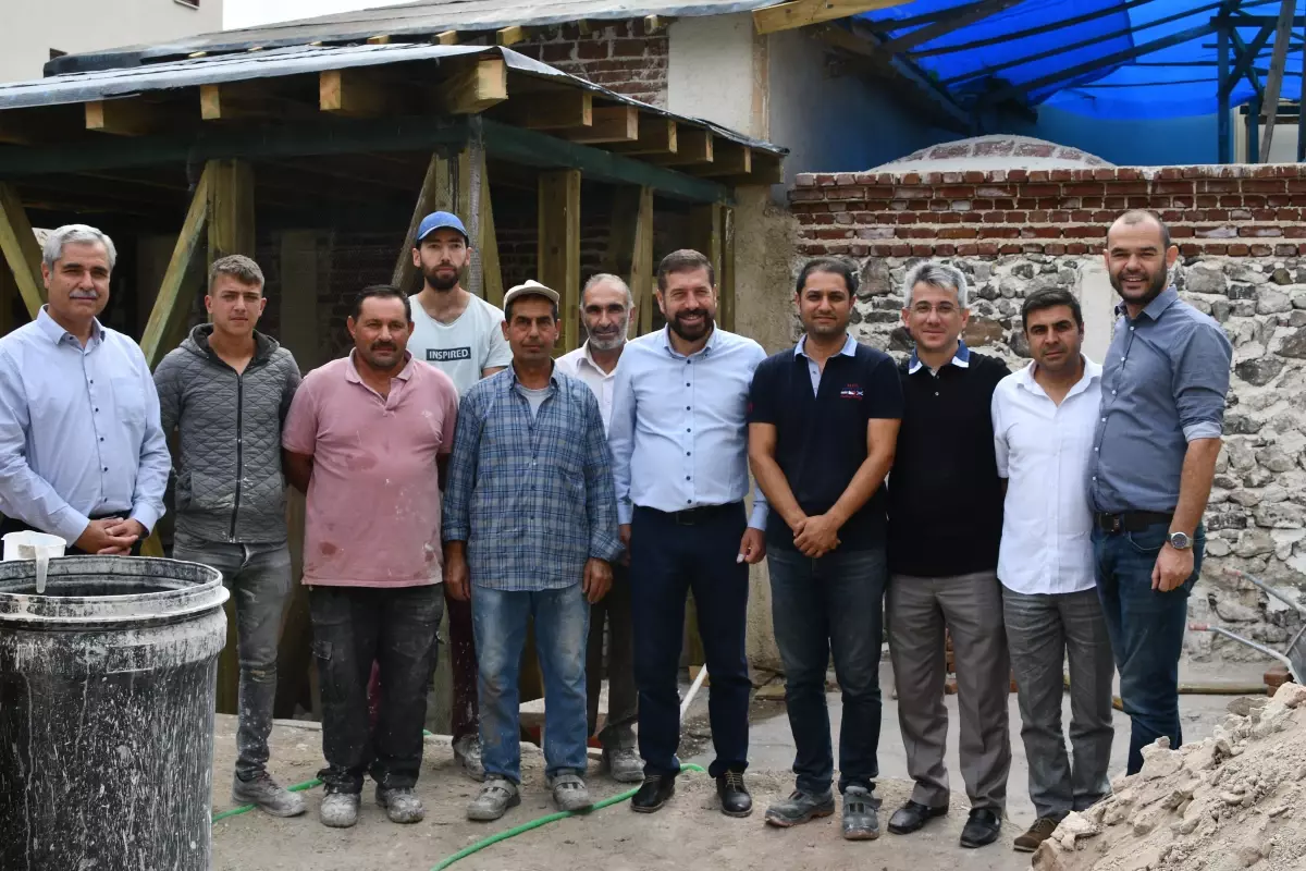 Sındırgı ilçesinde Osmanlı dönemine ait hamam restore ediliyor
