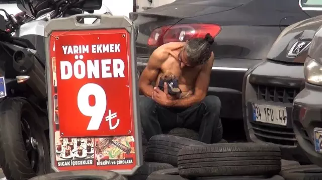 Son dakika haber | Şişli'de iş yeri yangını sırasında esnaf kediyi kurtardı