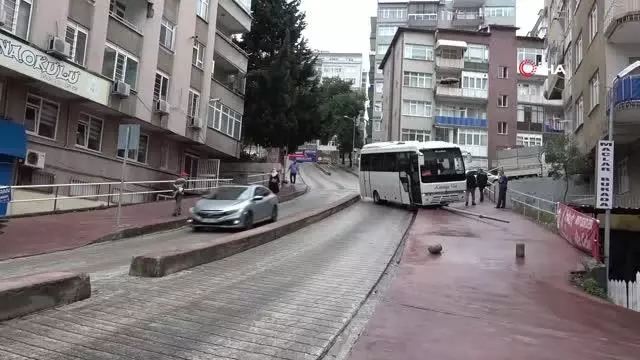 Son dakika haber... Tehlikeli yokuşta yine trafik kazası