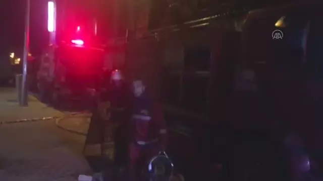 Toptan gıda ve temizlik deposunda yangın
