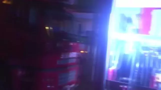 Toptan gıda ve temizlik deposunda yangın