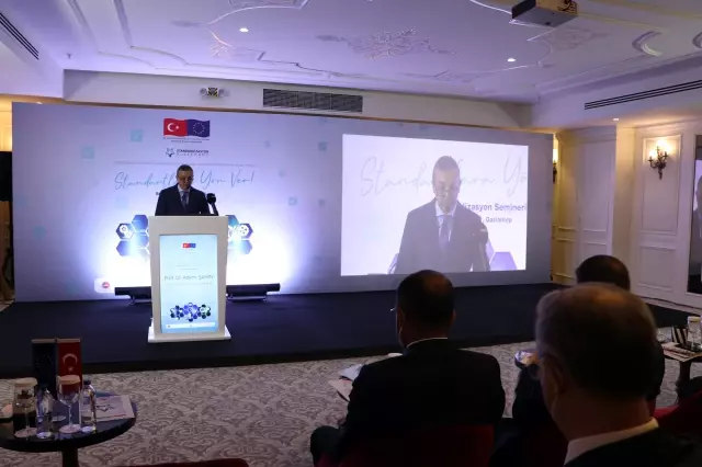 GAZİANTEP - TSE Başkanı Prof. Dr. Şahin'den sanayicilere standardizasyon vurgusu