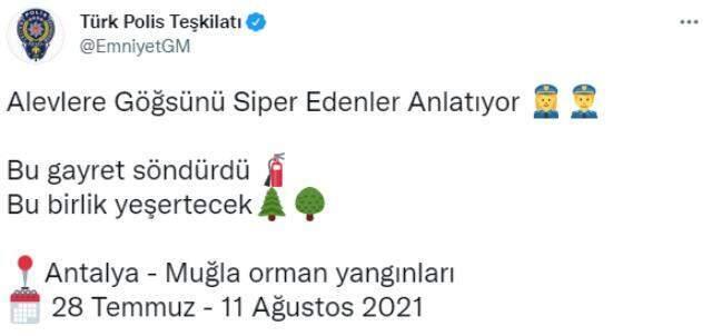Türkiye'deki Orman Yangınlarıyla Ilgili Egm'den Duygulandıran Belgesel 1 Türkiye'deki orman yangınlarıyla ilgili EGM'den duygulandıran belgesel
