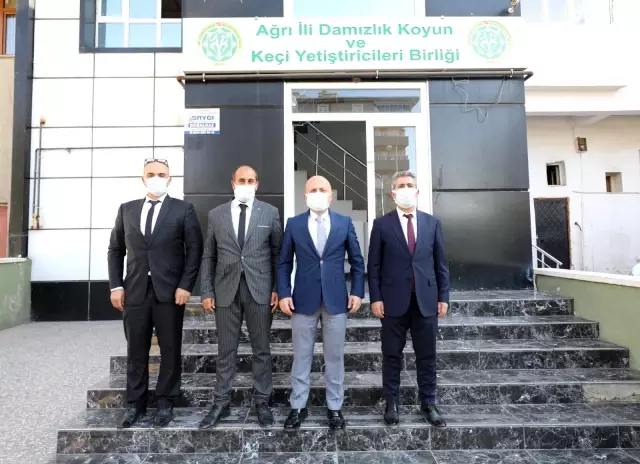 Vali Varol'dan Damızlık Koyun Keçi Yetiştiricileri birliğine ziyaret