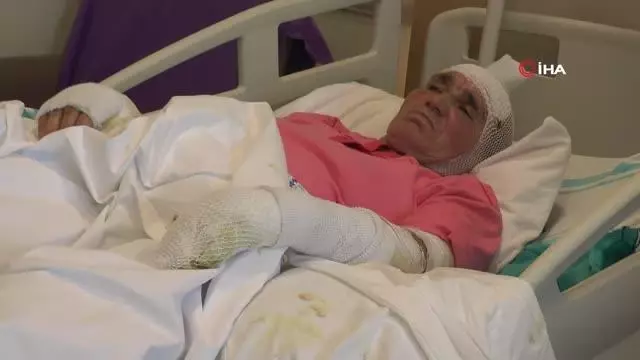 Yaşlı kadın ekmek pişirirken tandıra düştü